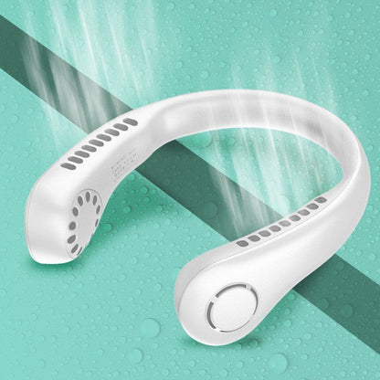 ⭐Portable Neck Fan, Bladeless Wearable Personal Fan, Hands-Free Cooling for Outdoor & Office (Copy)