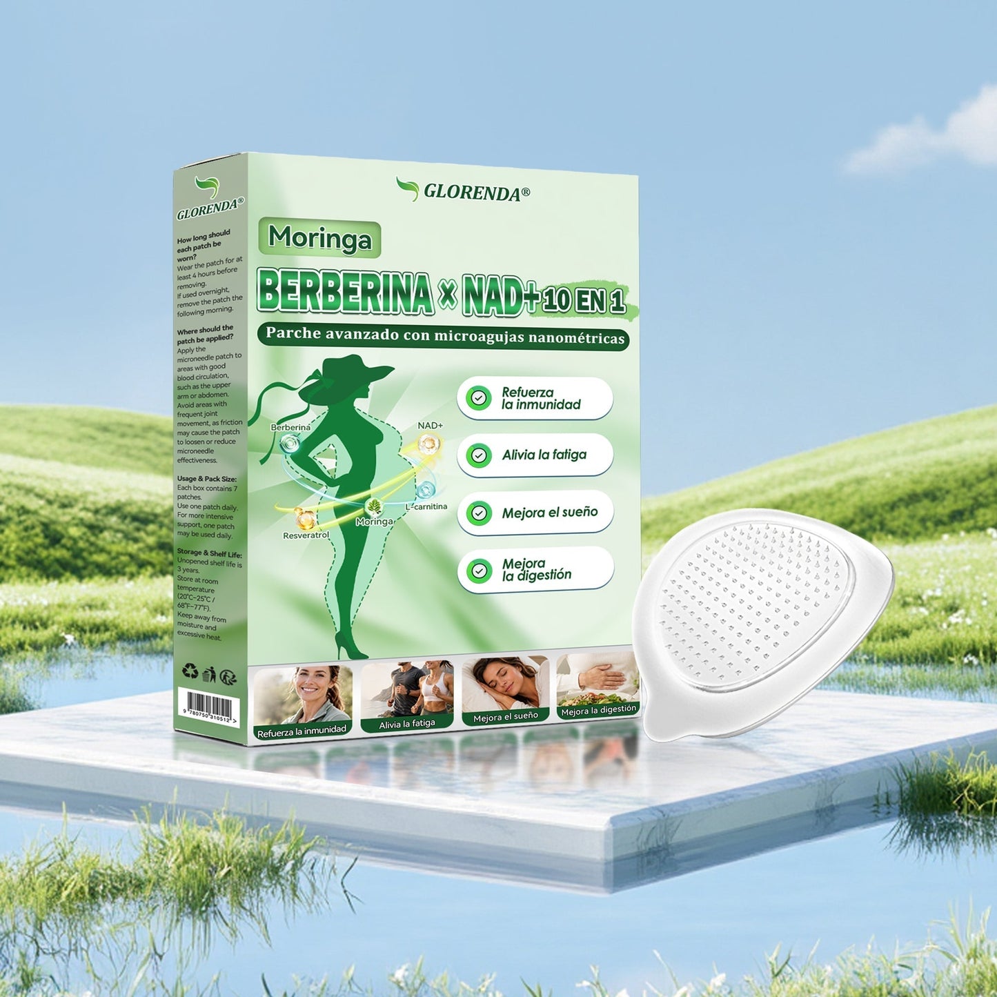 ⭐GLORENDA®🏡NAD+ Advanced 10-in-1 Nanomicroneedle Patch