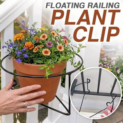 ✅ Floating Railing Planter - Plant Clip 💐