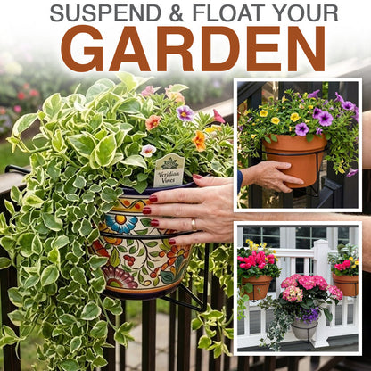 ✅ Floating Railing Planter - Plant Clip 💐