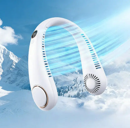 ⭐Portable Neck Fan, Bladeless Wearable Personal Fan, Hands-Free Cooling for Outdoor & Office (Copy)