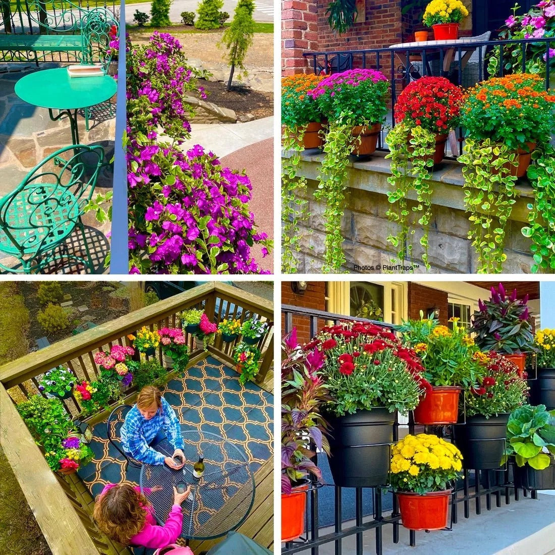 ✅ Floating Railing Planter - Plant Clip 💐