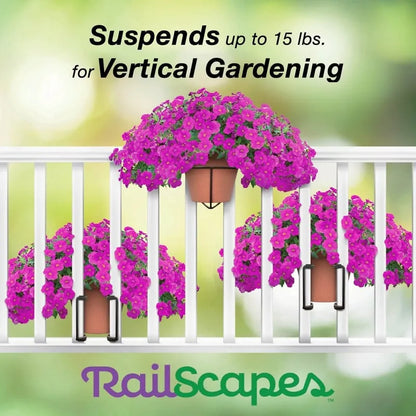 ✅ Floating Railing Planter - Plant Clip 💐